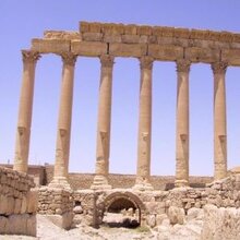 Temple ruins at Palmyra, Syria