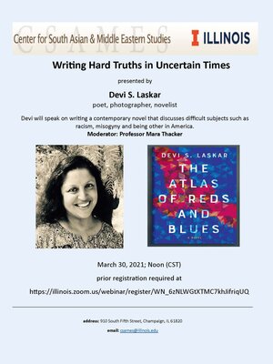 Flyer for the "Writing Hard Truths" event